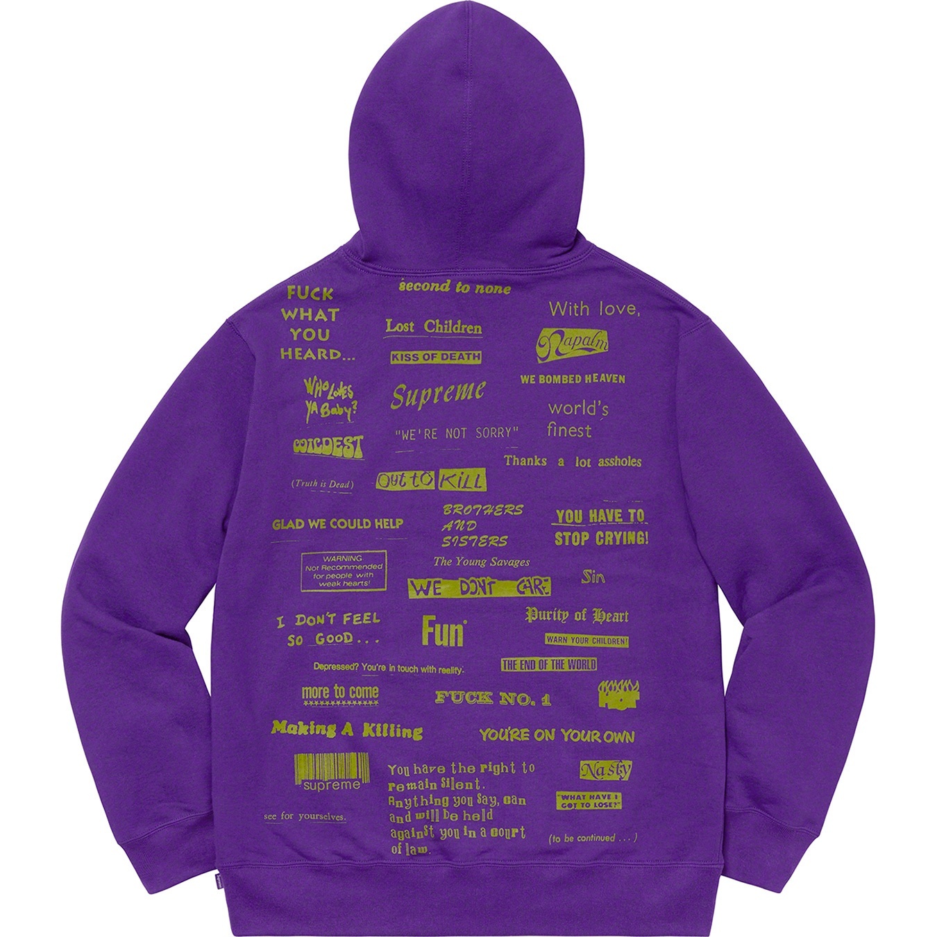 Stop Crying Hooded Sweatshirt view 11